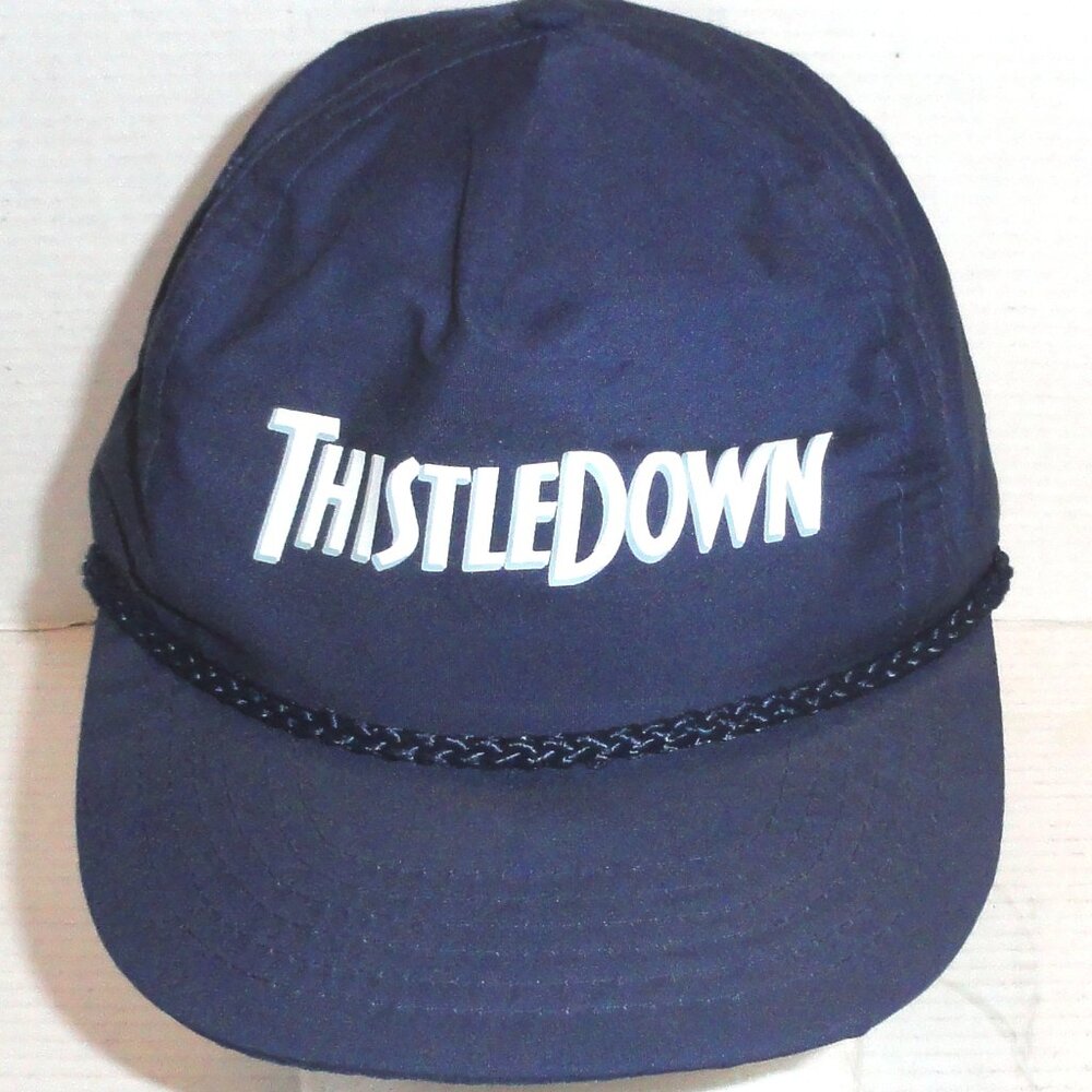 VTG Designer Award Headwear Thistledown Men's Snapback Adjustable Hat Navy